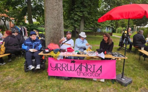 Der Stand von Yrrwahria auf dem Sommerfest